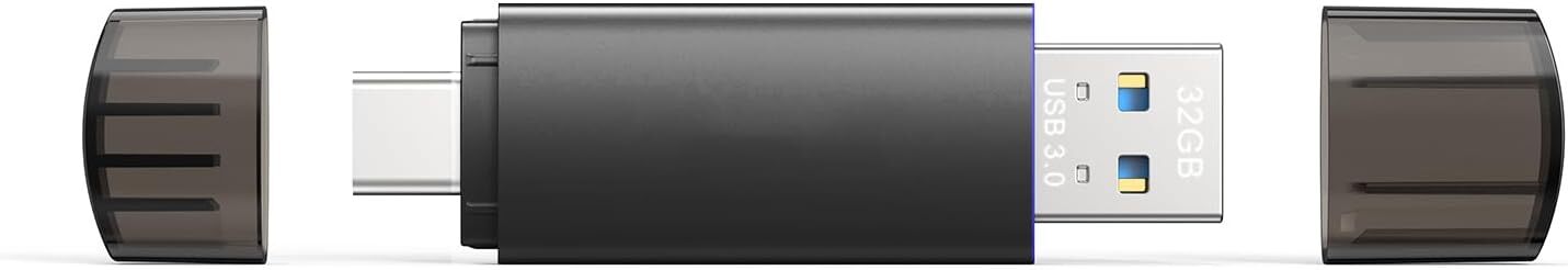 Wholesale 1/10pcs 2 in 1 USB 3.0 32GB 64GB 128GB Flash Drive For Samsung Android