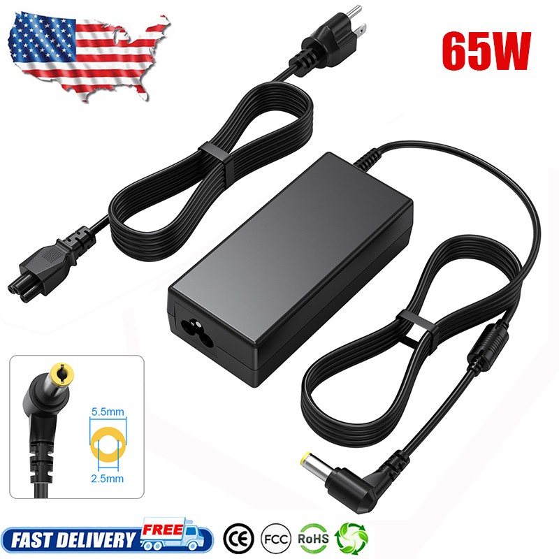 for ASUS Laptop Charger AC Adapter PA-1650-78 65W 3.42A Power Supply 5.5*2.5mm