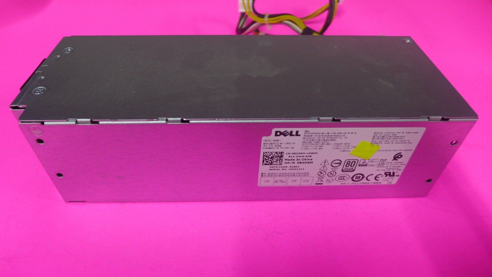 Genuine Dell Precision Workstation 3420 SFF 180W Power Supply L180ES-01 82DRM
