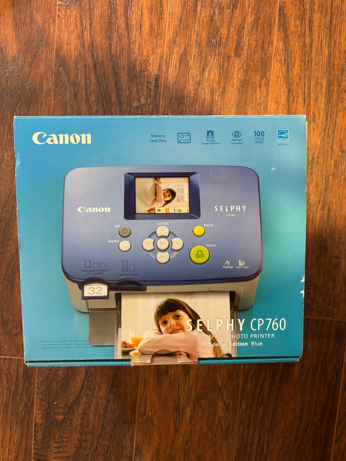 canon selphy cp760 compact photo printer