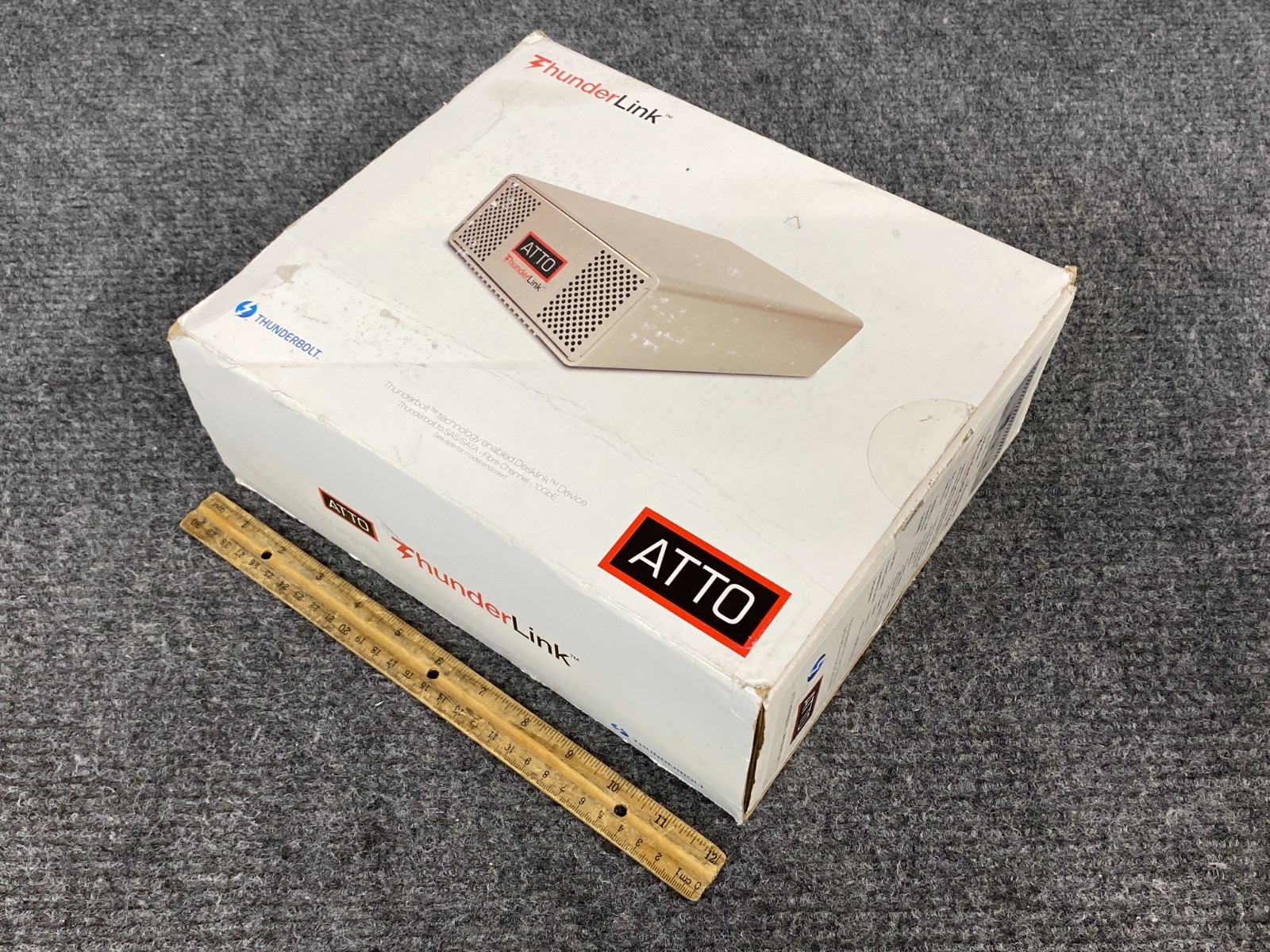 Atto ThunderLink Thunderbolt To 10-GbE Ethernet Kit w/Adapter & Cord -Open Box-