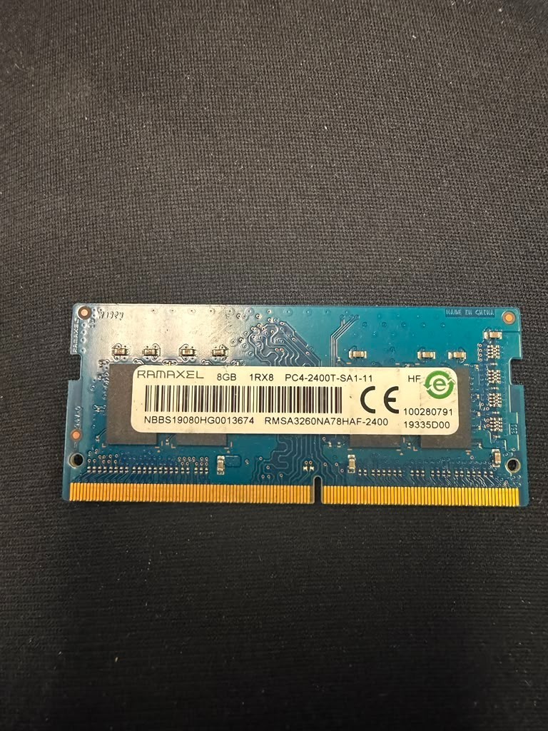 Ramaxel 8GB DDR4 SO-DIMM Model RMSA3260NA78HAF-2400 2400MHz laptop memory module