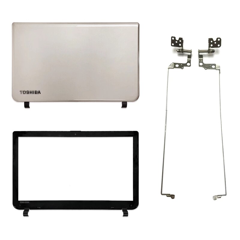 New for Toshiba Satellite L50-B L55-B S55T-B LCD Back Cover+Bezel+Hinges Gold