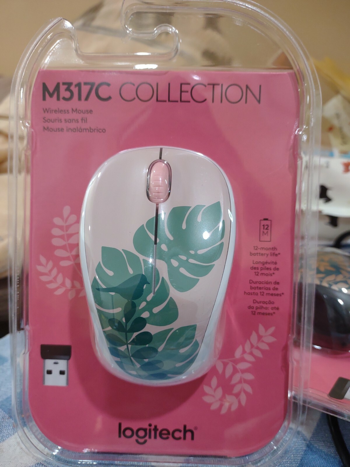 Brand New Logitech - Design Collection Limited Edition Wireless mouse  + FREEBIE