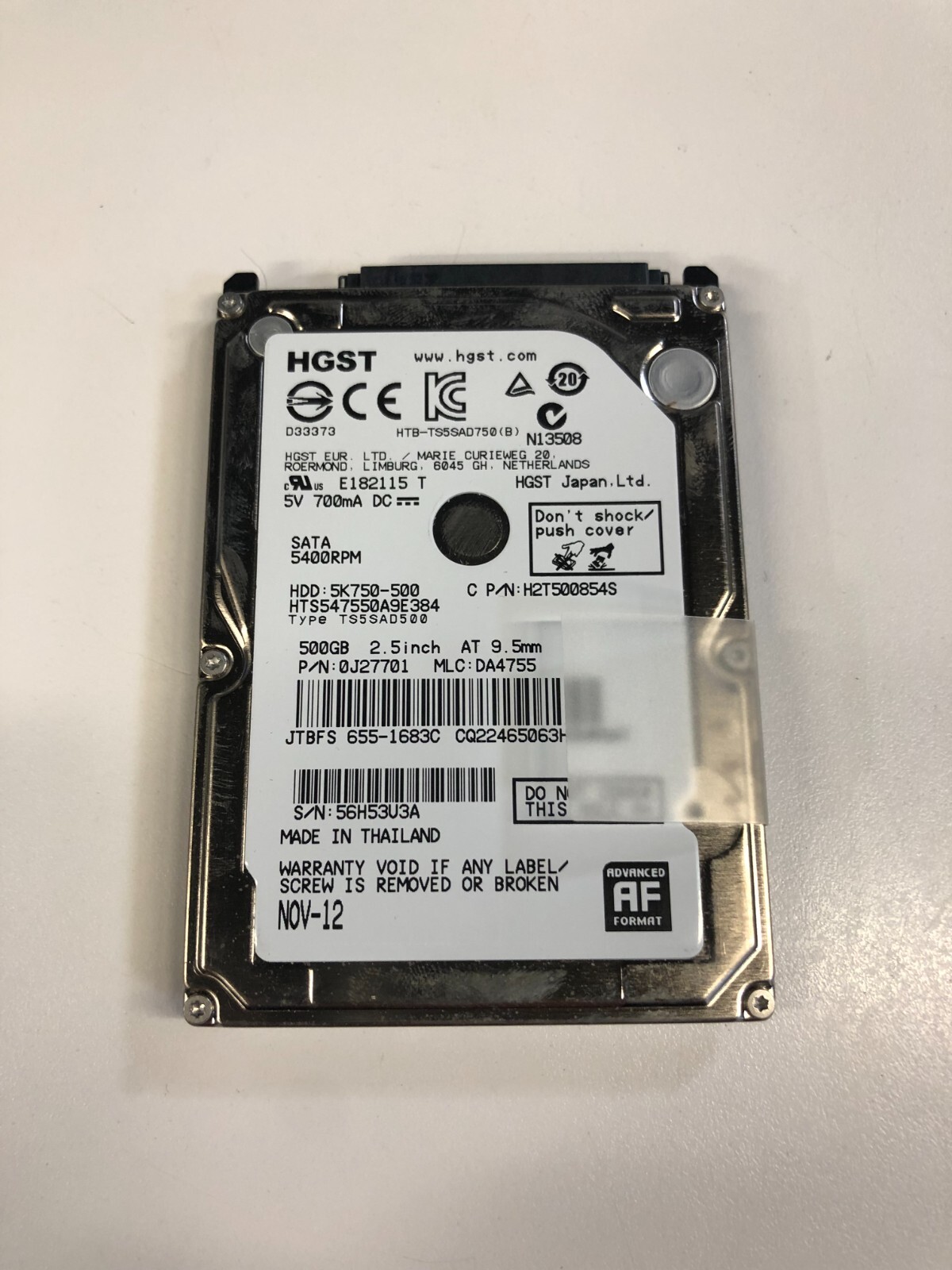 Configurable Apple Compatible 2.5 inch Mechanical HDD 160GB - 1TB