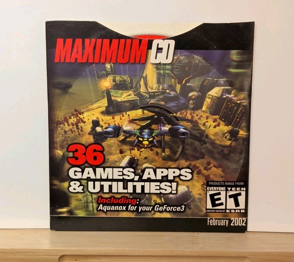 Maximum CD 36 Games, Apps & Utilities  - February 2002
