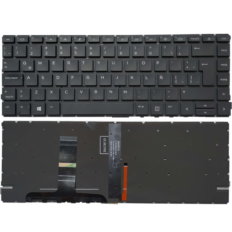 NEW Latin Spanish keyboard FOR HP ProBook 645 640 G8 640 G9 640 G10 Black