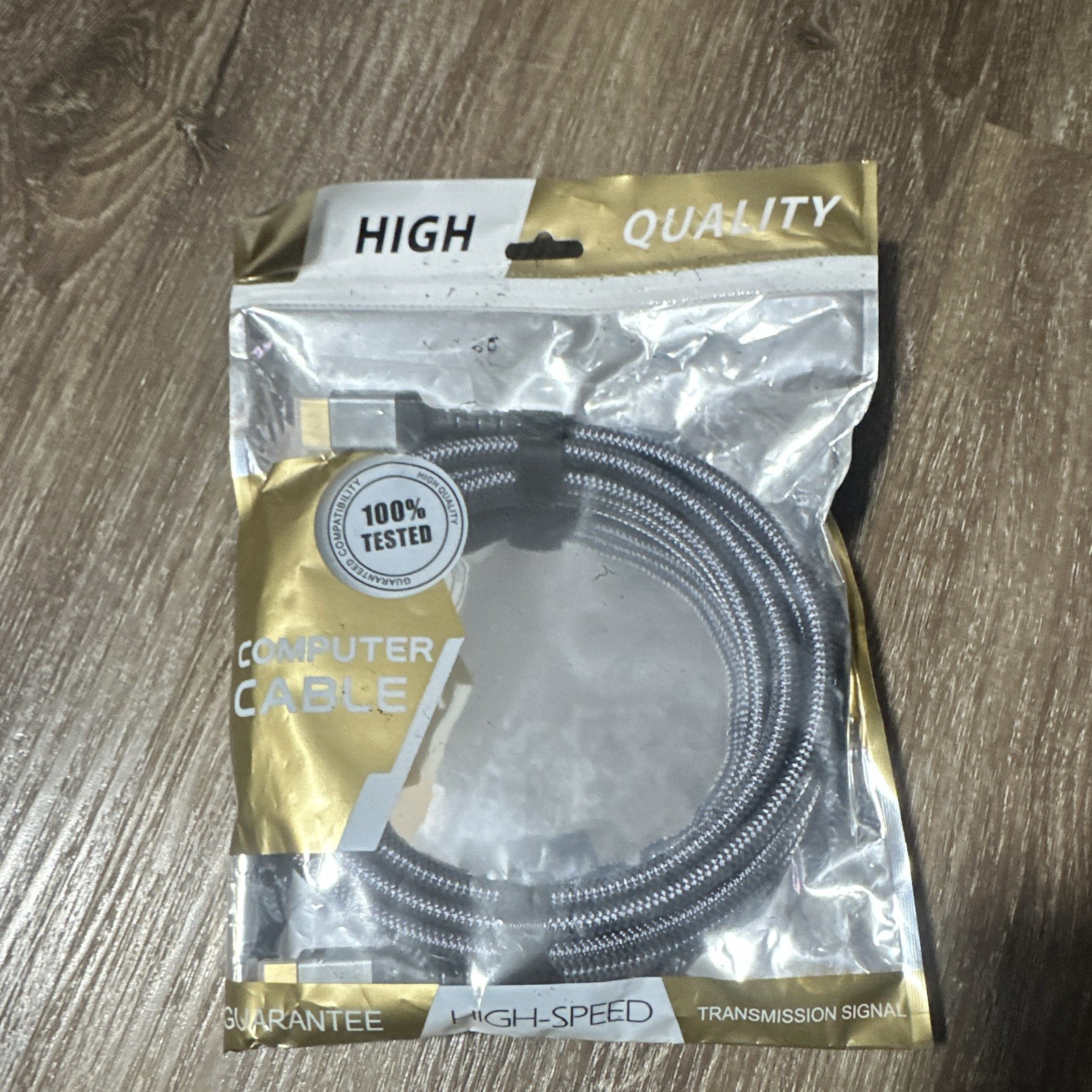 High Quality Computer Cable Gray High-Speed Transmission 100% Tested