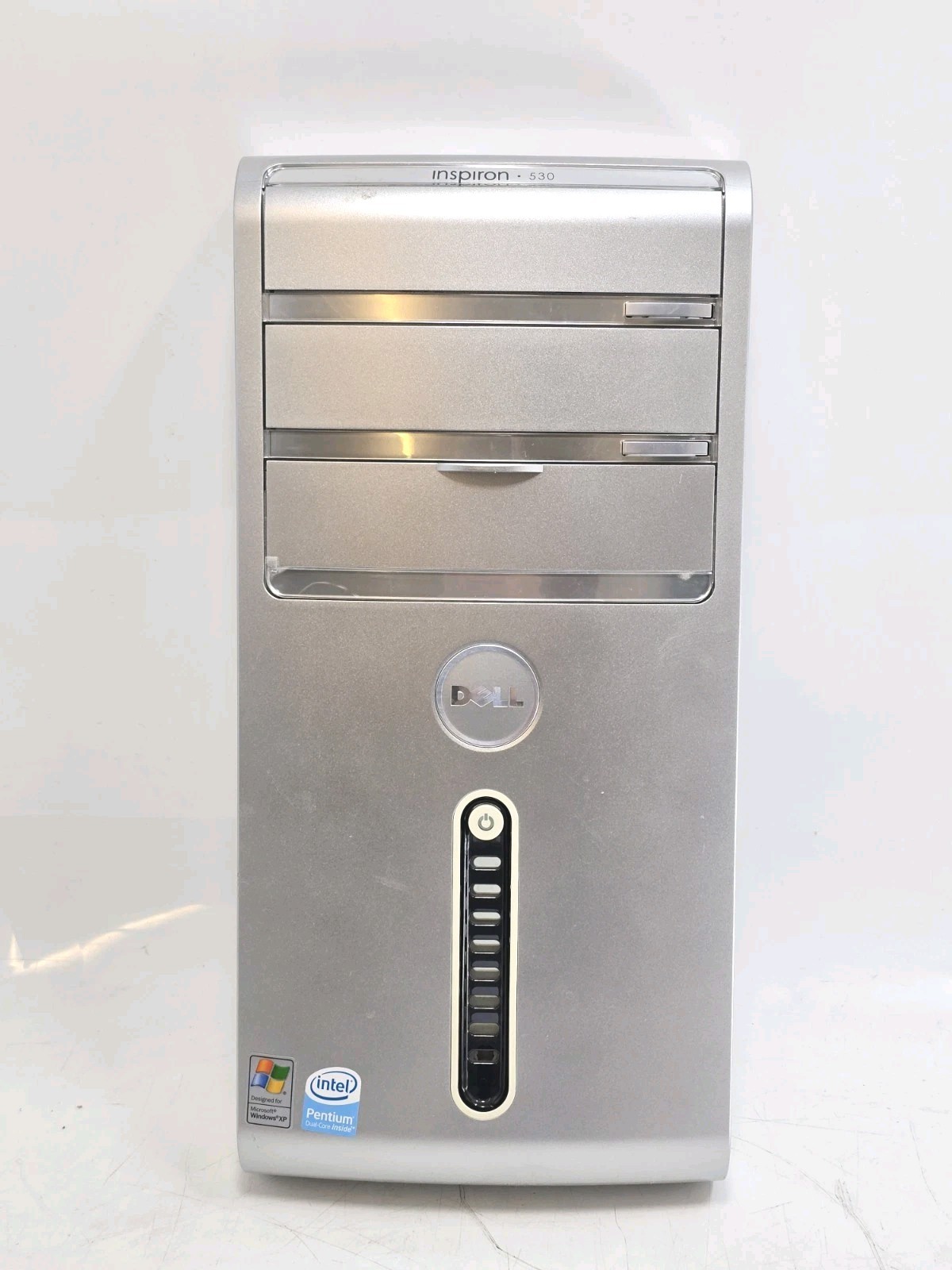 Dell Inspiron 530 Desktop Tower PC Front Bezel Face Cover Silver