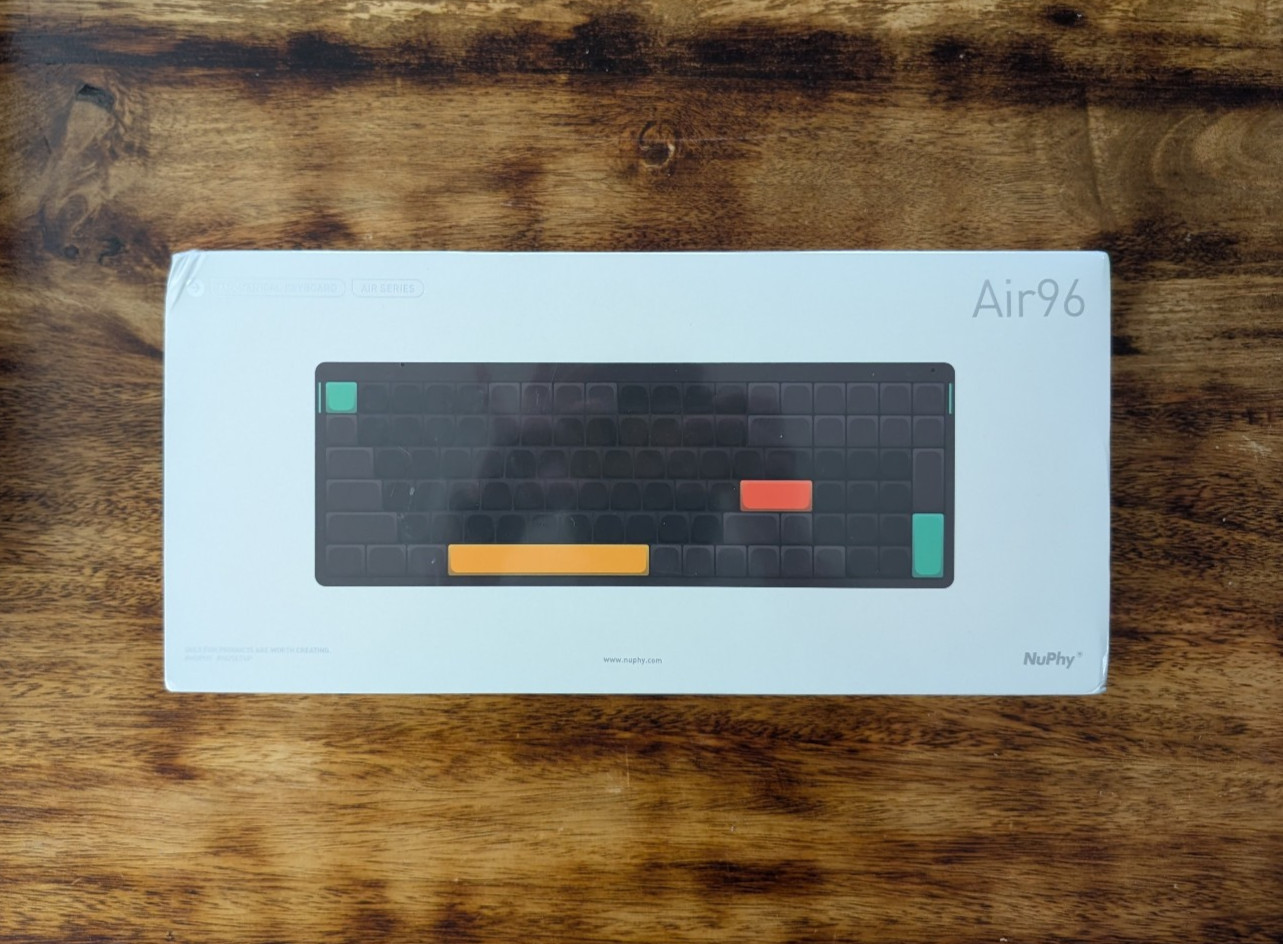 NuPhy Air96 V2 Wireless Mechanical Keyboard Basalt Black Aloe 2.0 New