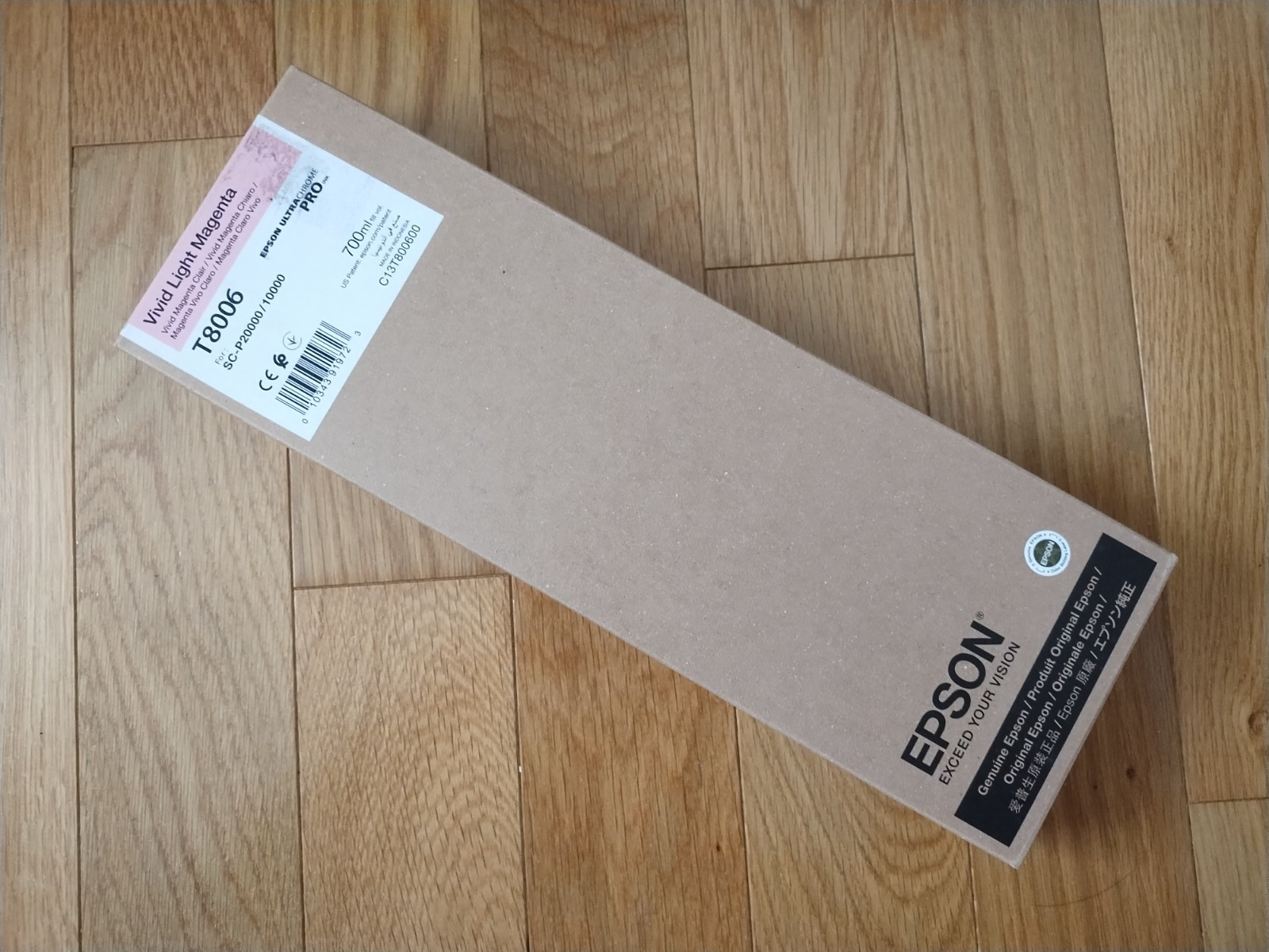 2025 GENUINE EPSON VIVID LIGHT MAGENTA INK T8006 SURECOLOR SC-P20000 SC-P10000