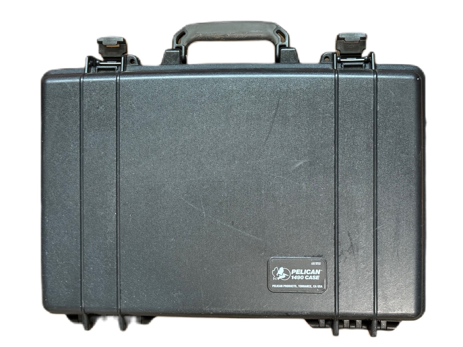 U.S. Military Waterproof Pelican 1490 Protector Modified Laptop Case w/ 2 Keys