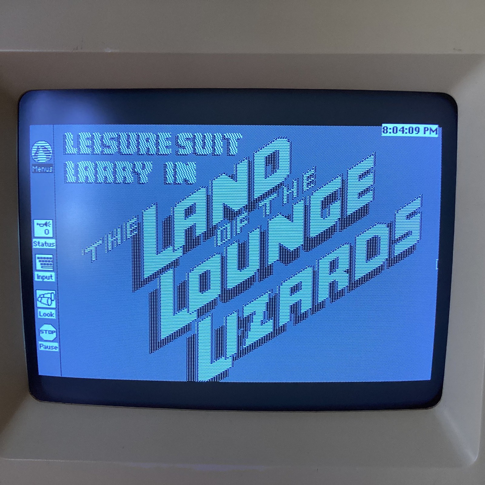 Vintage Macintosh Mac Program Game LEISURE SUIT LARRY 800K Disk Plus SE Classic