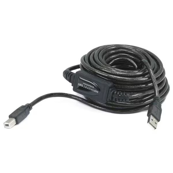 Monoprice USB 2.0 Active Cable, 33ft.L, Black 7531 Monoprice 7531 0844660075318