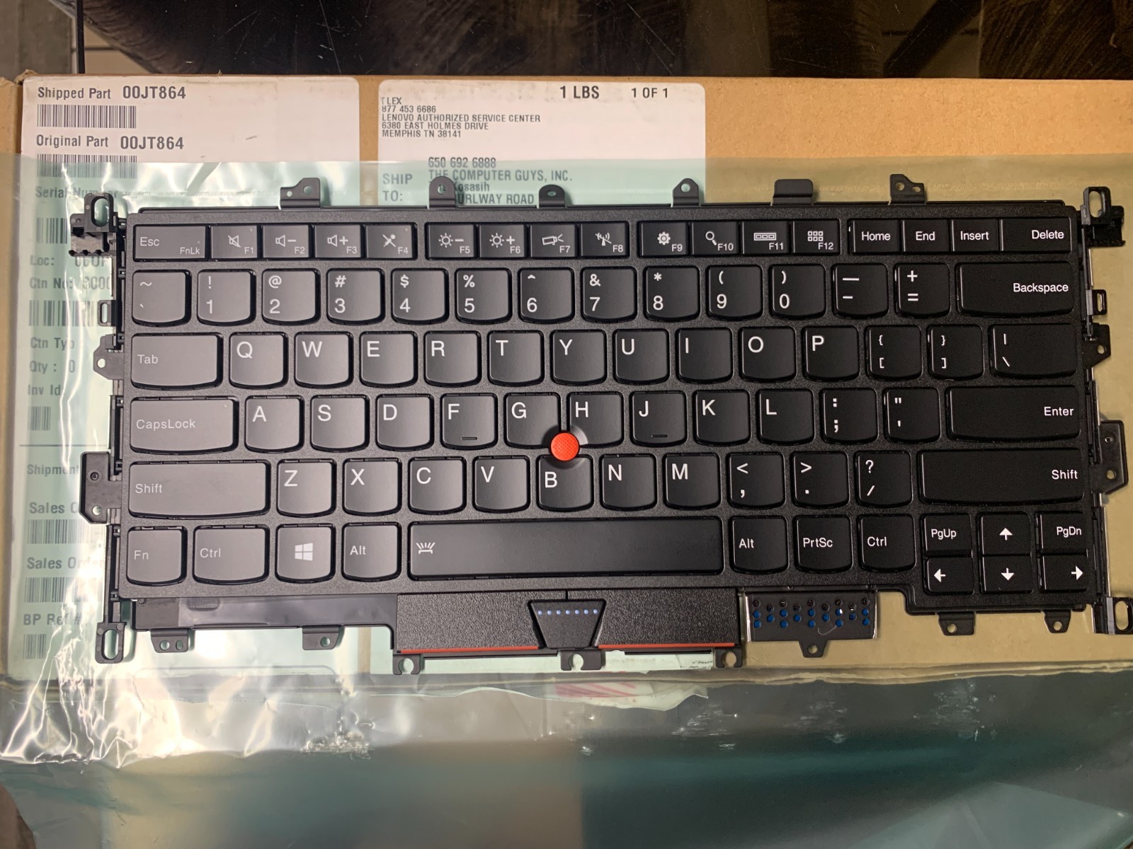 FRU 00JT864 - NEW Original Lenovo ThinkPad X1 Yoga 1st Gen KEYBOARD
