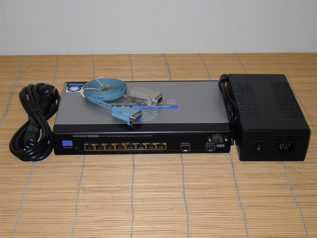 Cisco Linksys SRW2008MP 8-Port 10/100/1000 Managed Gigabit Switch with Max PoE
