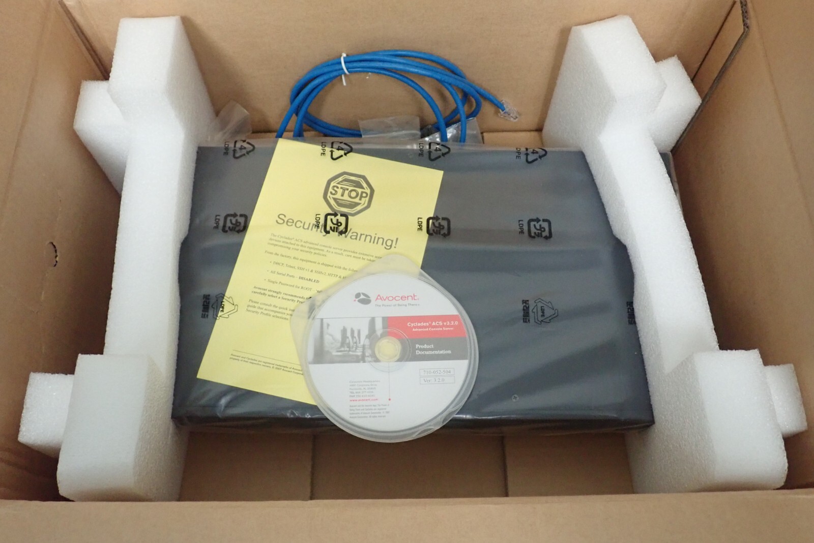 Avocent 520-480-502 Cyclades ACS4 4-Port Advanced Console Server - NEW