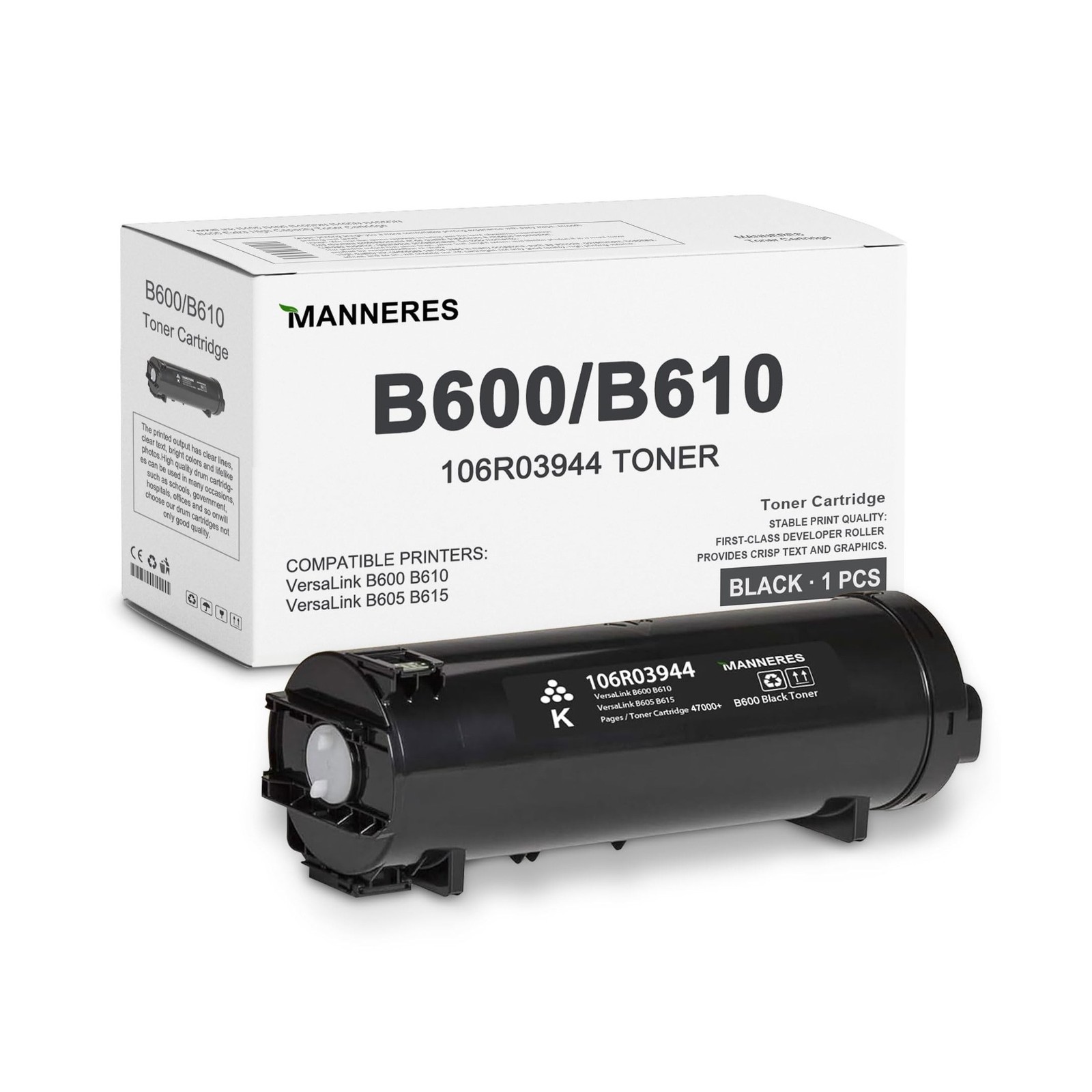 VersaLink B600/B610 Extra High Capacity Toner Cartridge (1-Pack, Black): 106R...
