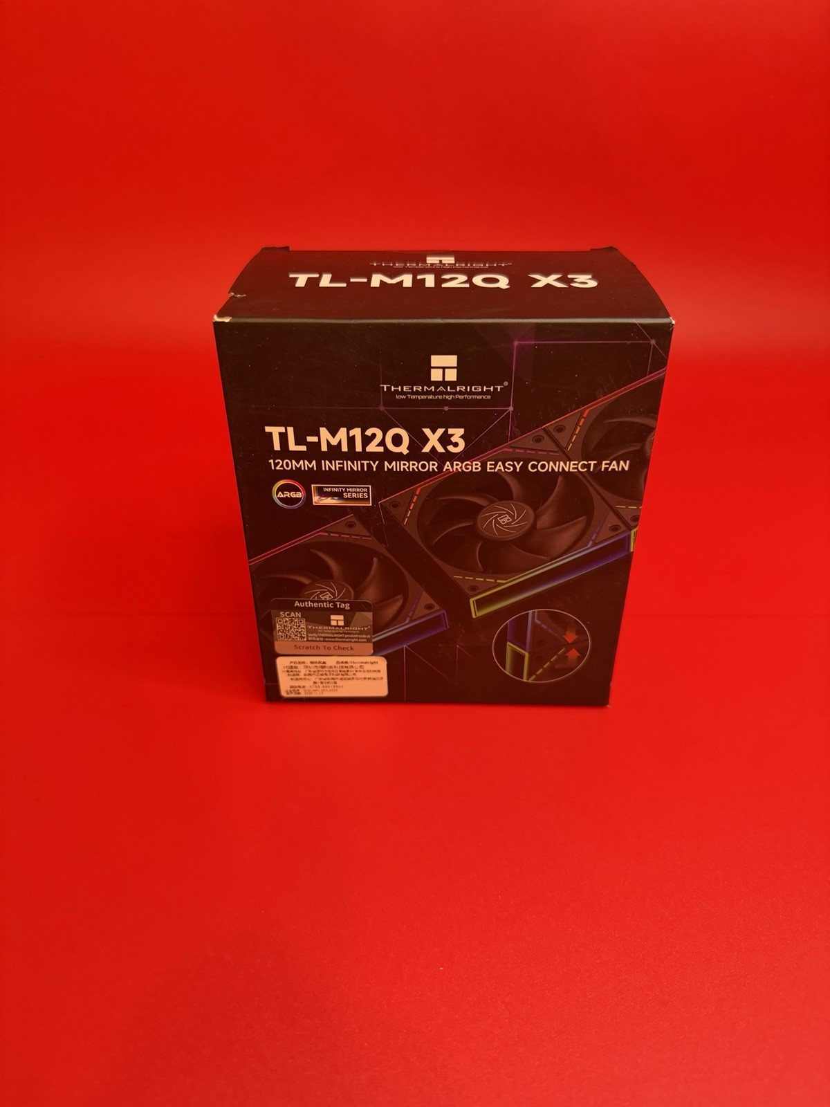 Thermalright TL-M12Q X3 120mm ARGB Case Fans 2000RPM, 3-Pack