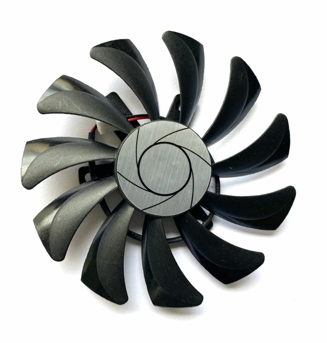 85mm 2 Pin VGA Fan HA9010H12F-Z for MSI GTX 1050 1050Ti Video Card 