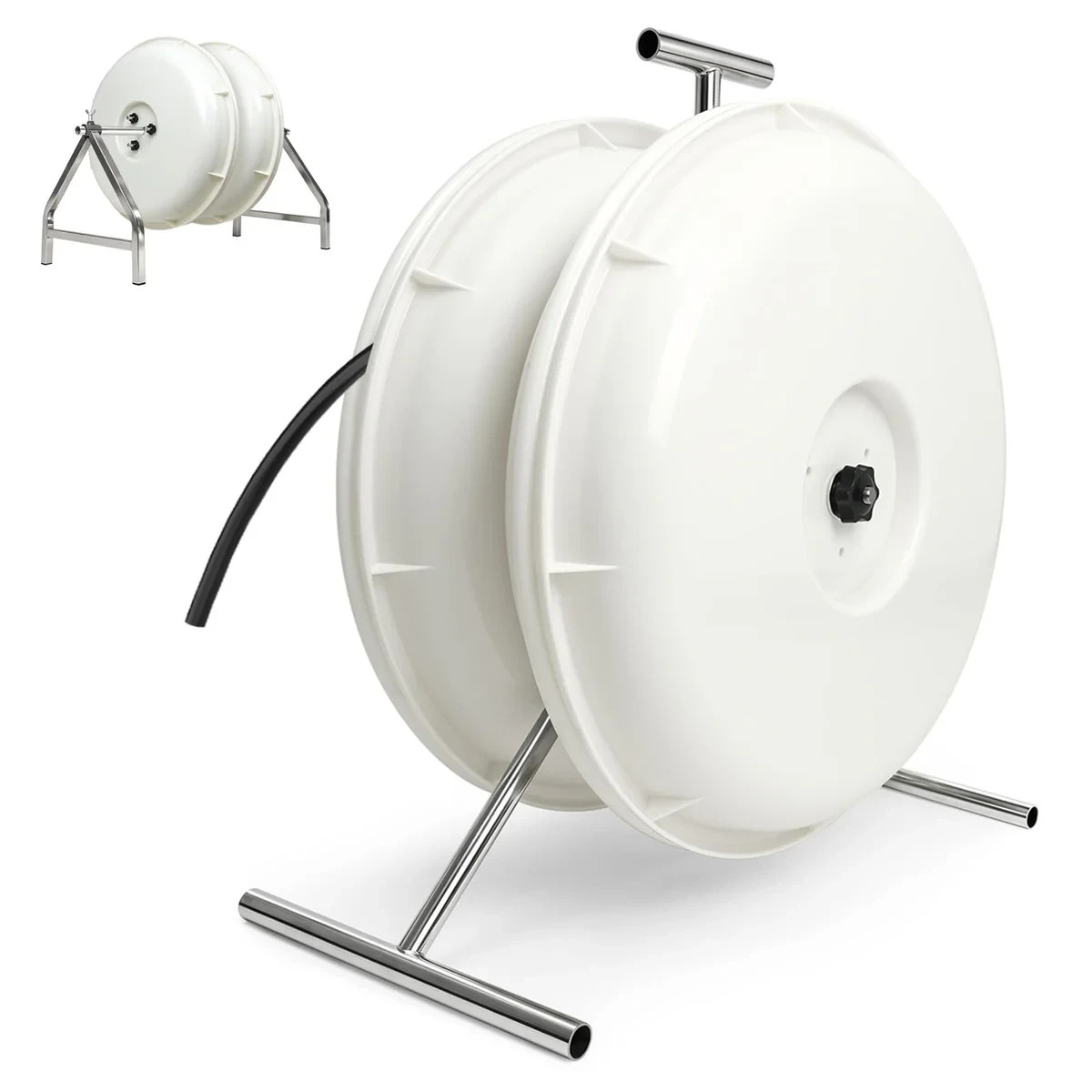 Steadfastone 415D 2-Reel Wire Dispenser Spinner for 250ft NM Cable Rolls Kit