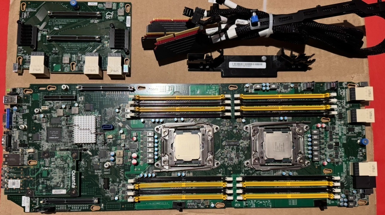 NVIDIA DGX-1 MOTHERBOARD w/ 2 Xeon E5-2698 CPU's Tested & Working