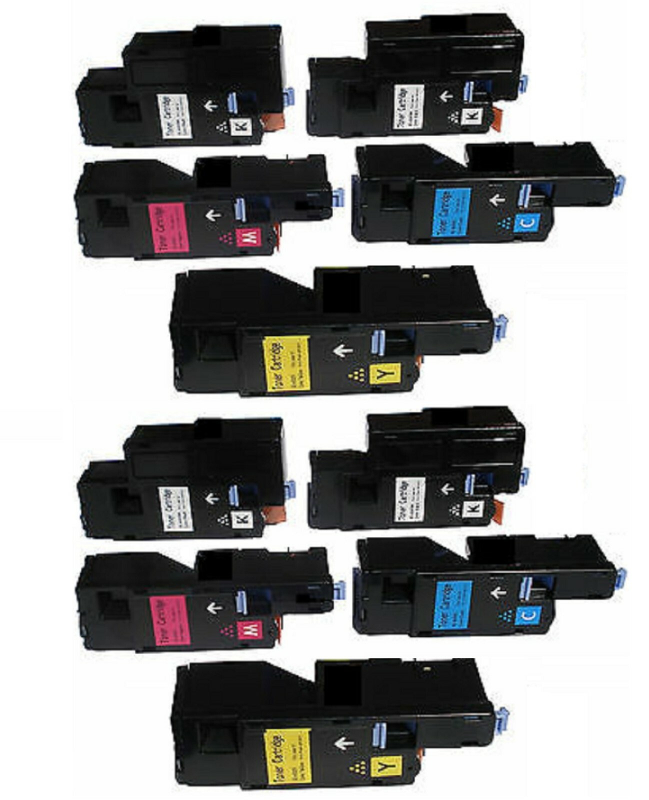 10-Pk/Pack Toner Cartridge for Dell 1250 1250C 1355cn C1760NW C1765NF C1765NFW
