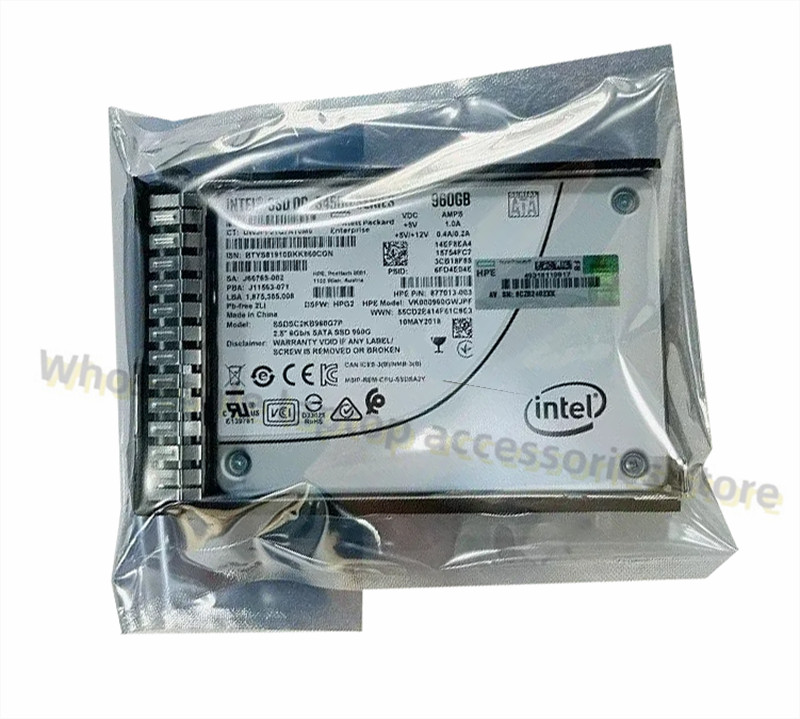 P18424-B21 P18483-001 HPE 960GB SATA 6G 2.5" RI SSD Gen10 Solid State Drive