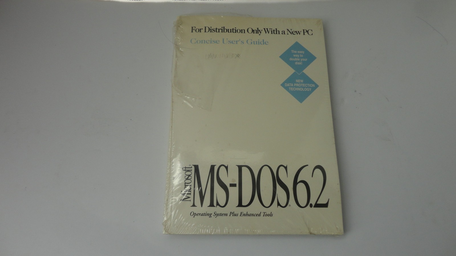 Microsoft MS-DOS 6.2 Operating System User's Guide & Software Disk - NEW sealed