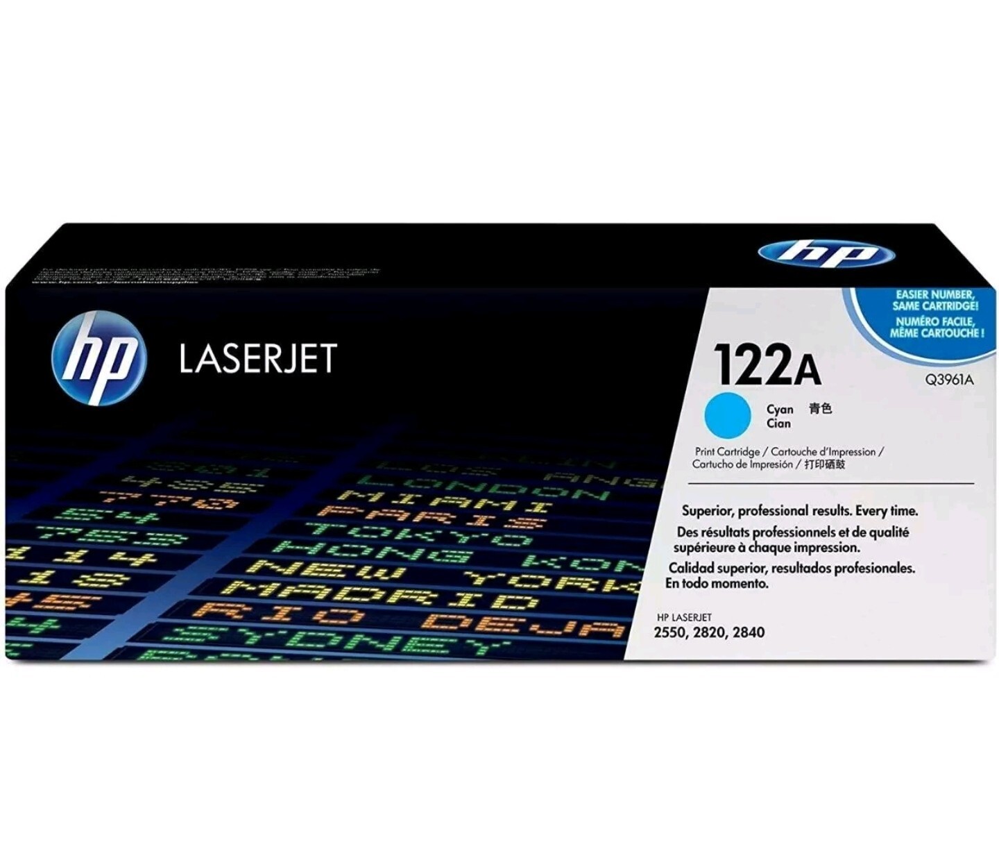 HP 122A (Q3961A) CYAN Original LaserJet Toner Cartridge OEM