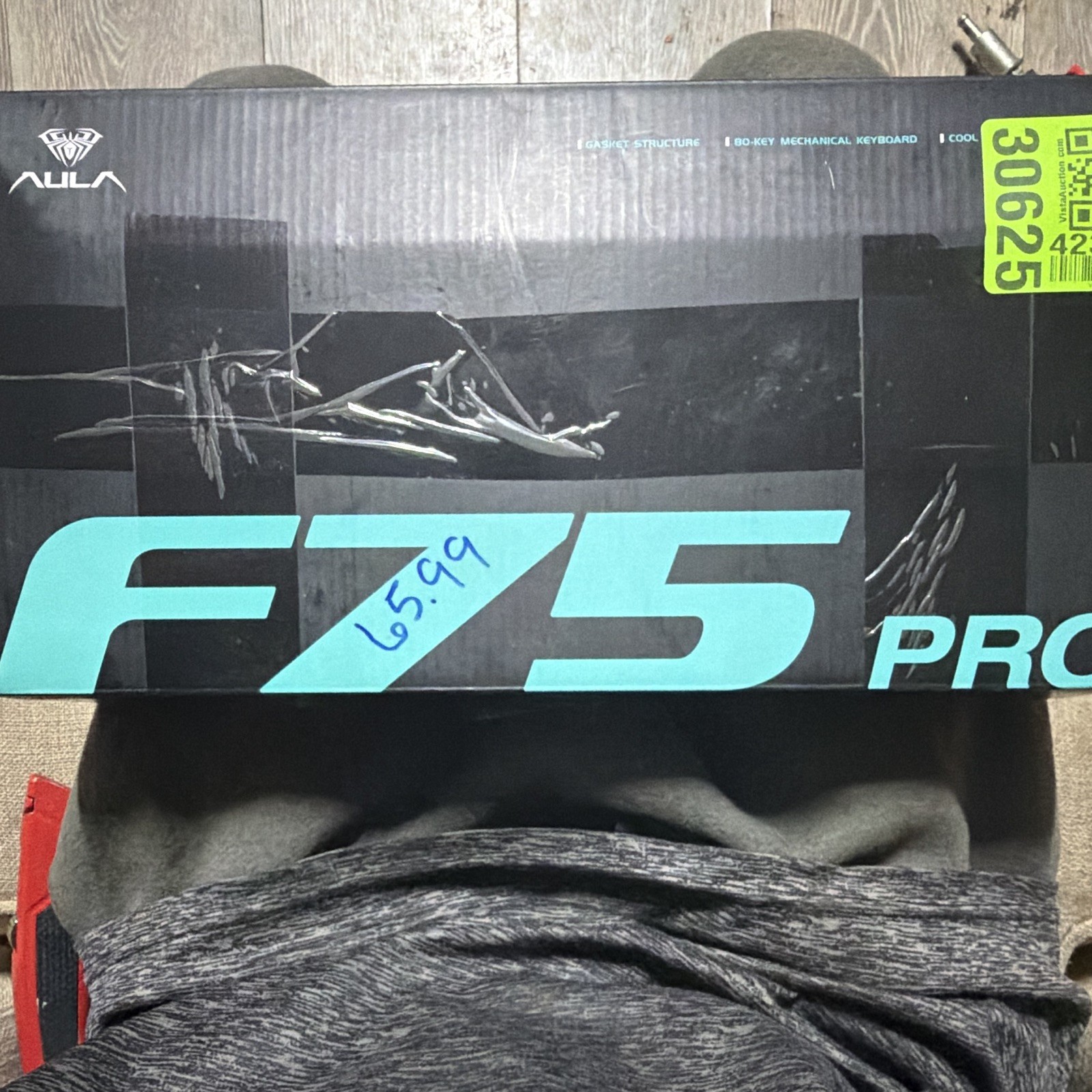 AULA F75 Pro Mechanical Gaming Keyboard Wired/Wireless English QWERTY Blue
