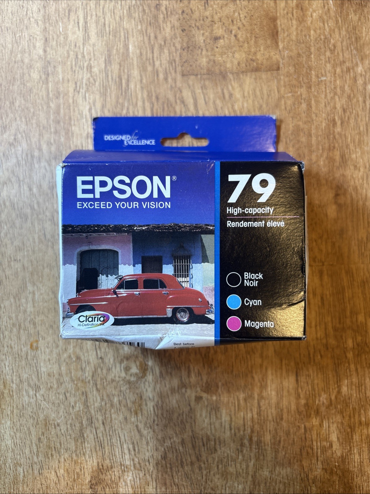 Epson 79 High-Capacity Black/Cyan/Magenta Ink Cartridges T079920 EXP 05/2024+NEW