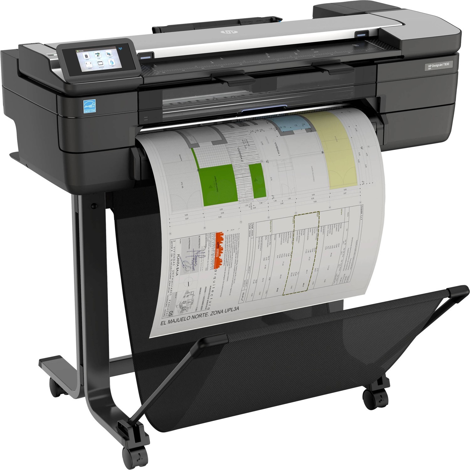 HP DesignJet T830 24" Multifunction Plotter New (F9A28D)-FREE SHIPPING