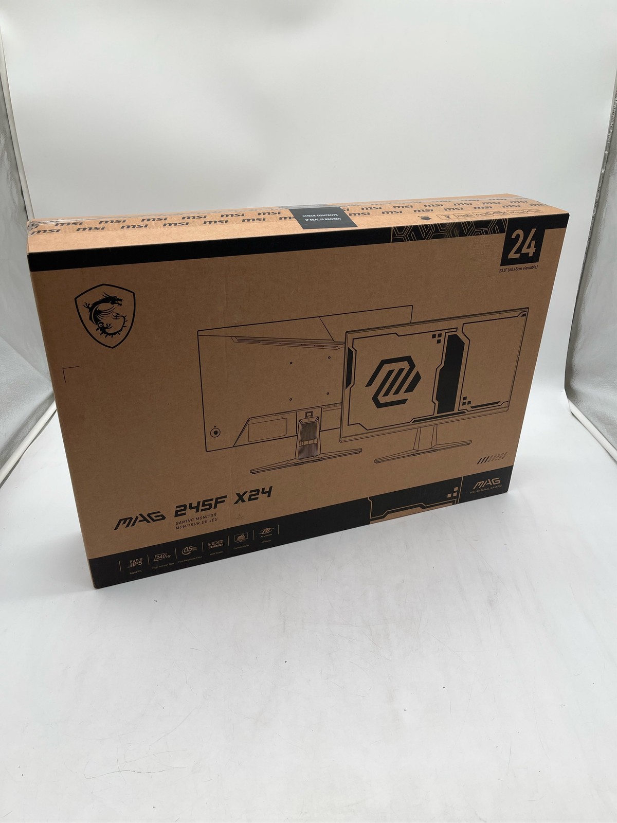 MSI MAG 245F X24 16:9 24" Class Full HD Gaming LCD Monitor - Black