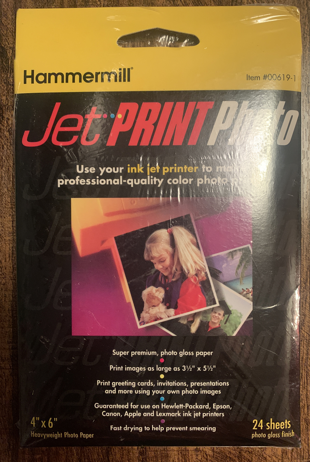 Hammermill Jet Print Photo 4" X 6" 24 Glossy Sheets Printer New Sealed