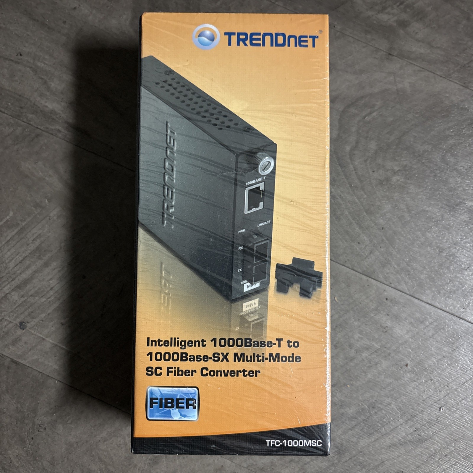 TRENDnet TFC-1000MSC 1000Base-T to 1000Base-SX Multi-Mode SC-Fiber Converter NEW