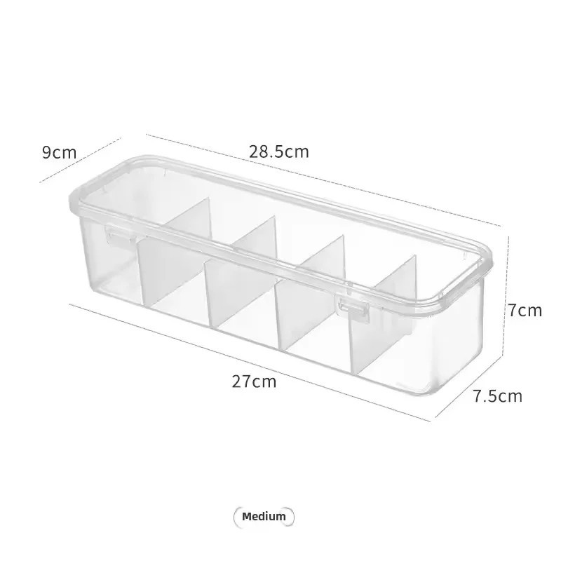 Transparent Cable Organizer Box Dustproof Storage Case Wire Charger Holder With