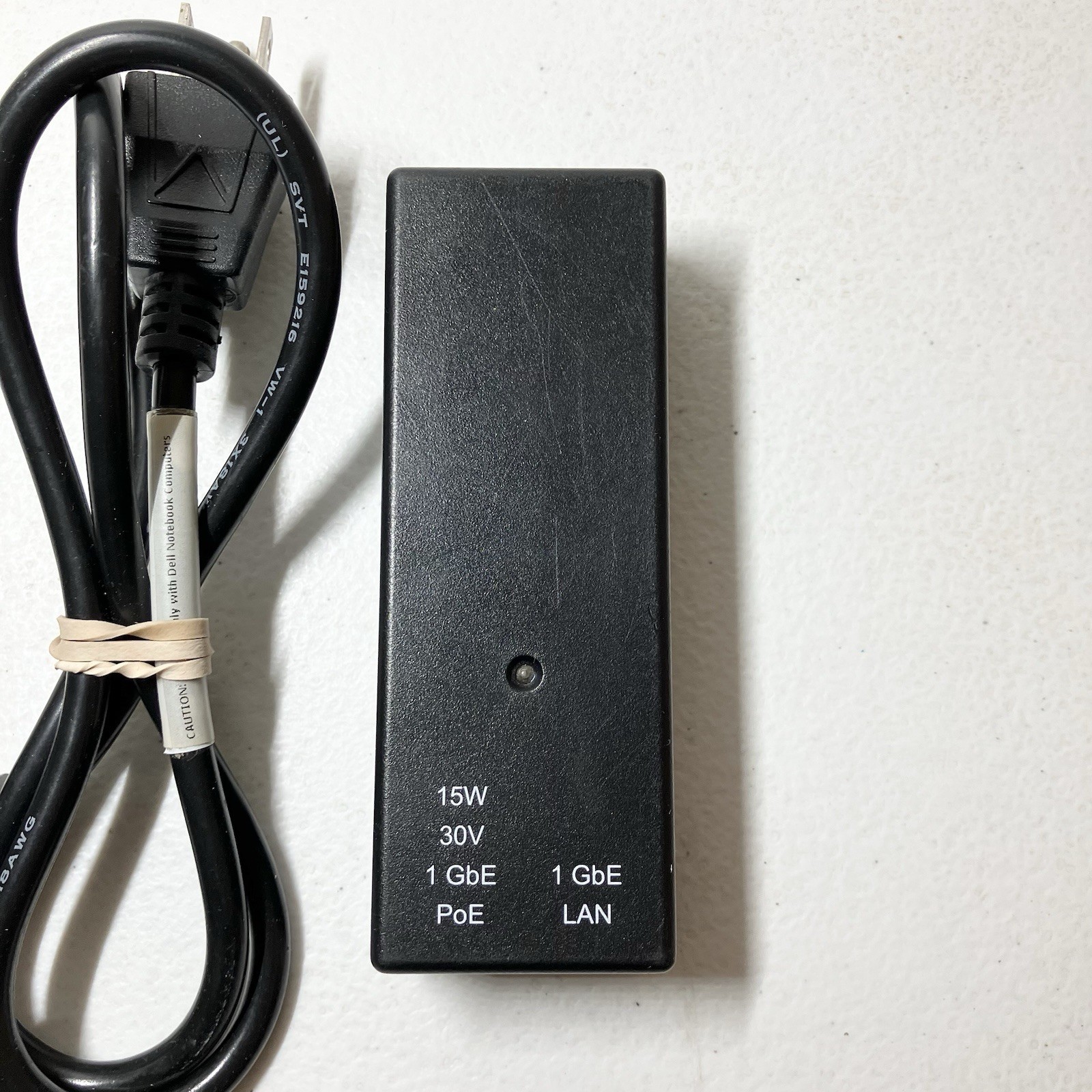 Cambium Networks PoE (Power over Ethernet) injector, model NET-P15-30IN