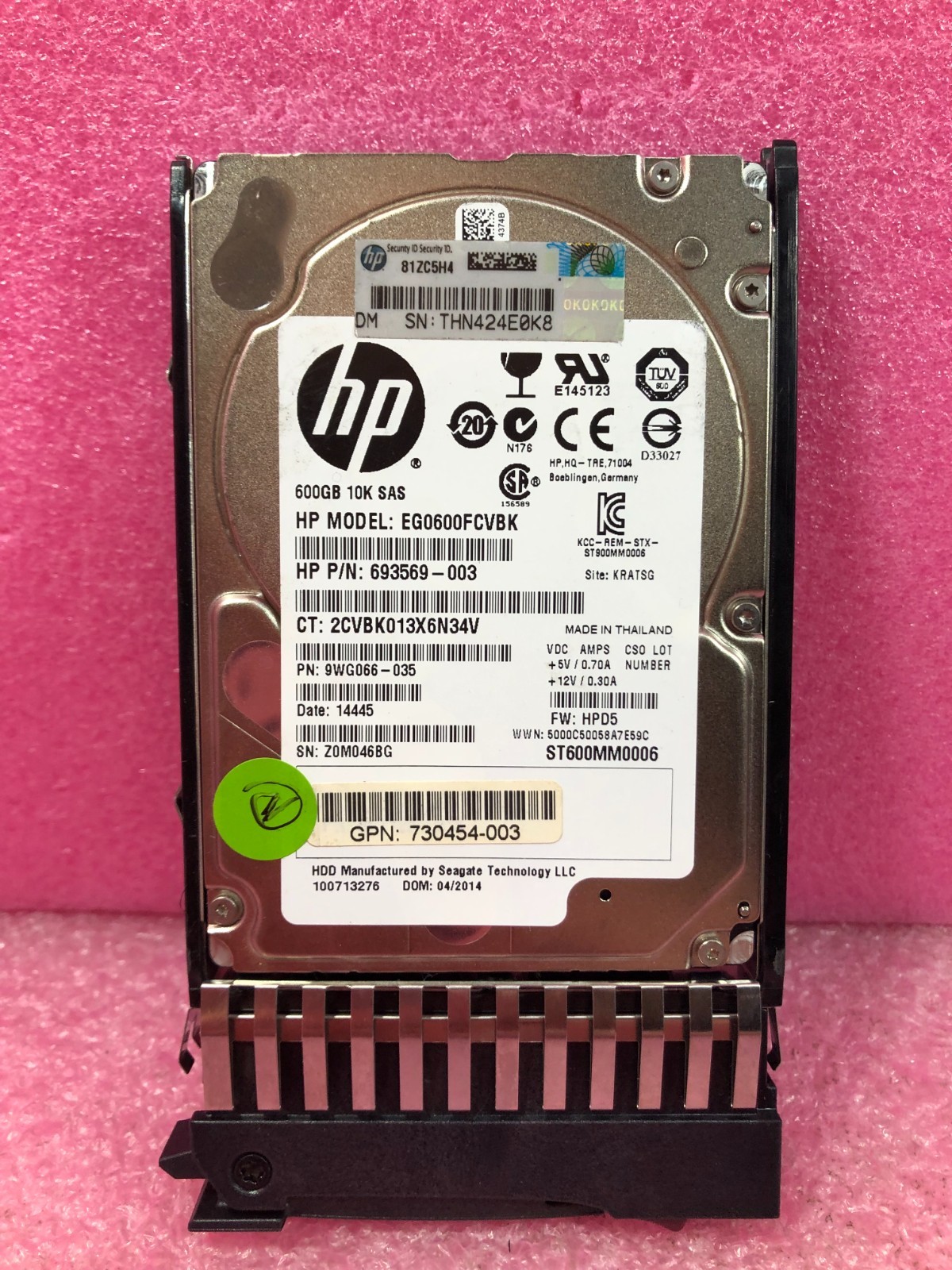 Strong-IT HP 730702-001 HPE 600GB SAS 6G 10K SFF HDD for MSA Storage C8S58A