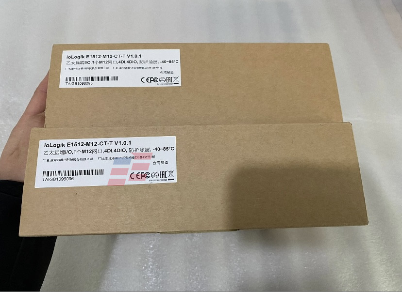 E1512-M12-CT-T new Ethernet remote control 1/O,1 M12 network port Fedex or DHL