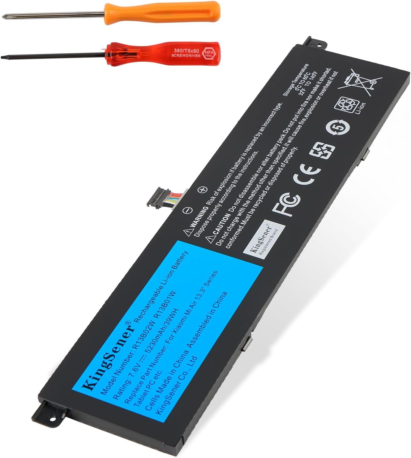 R13B01W R13B02W Laptop Battery for Mi Air 13 13.3" Series ebook 161301 01