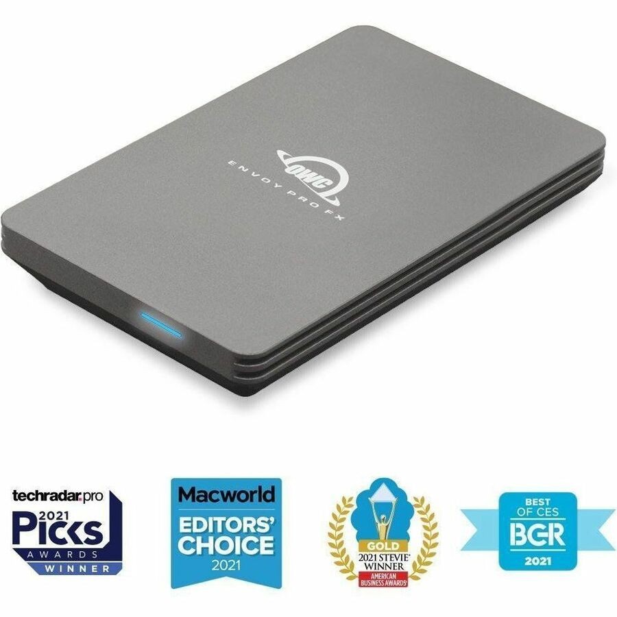 OWC 1TB Envoy Pro FX Thunderbolt (40Gb/s) + USB C (10Gb/s) Portable And Rugged
