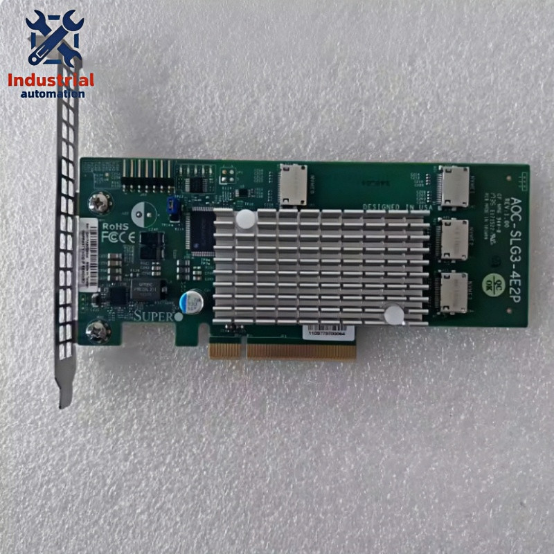 Supermicro AOC-SLG3-4E2P PCIe x8 4-Port SFF-8611 U.2 NVMe Adapter Low Profile
