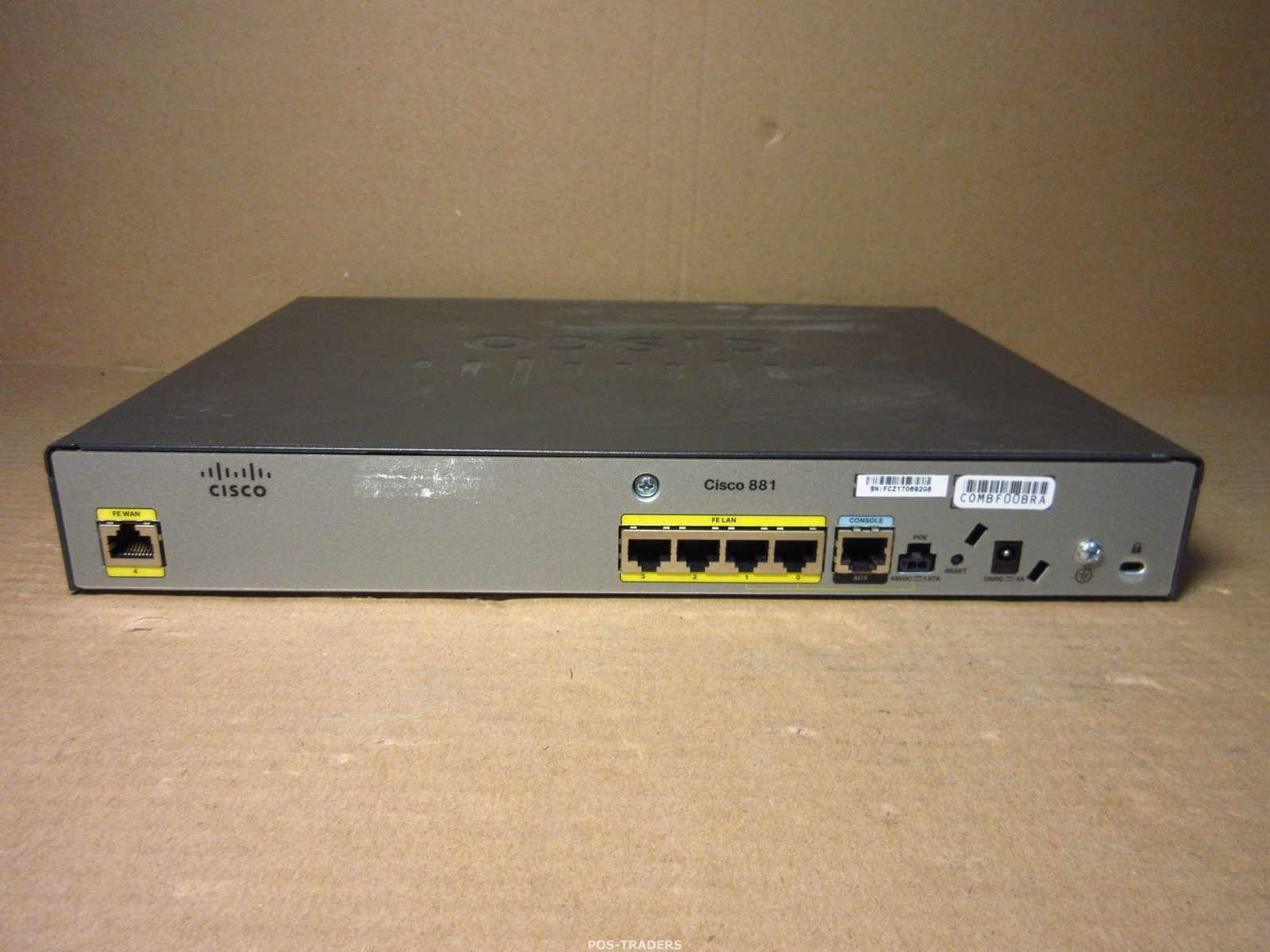 Cisco 881G V01 881G-G-K9 Firewall IPSec VPN 3DES/AES 3G Security Router EXCL PSU