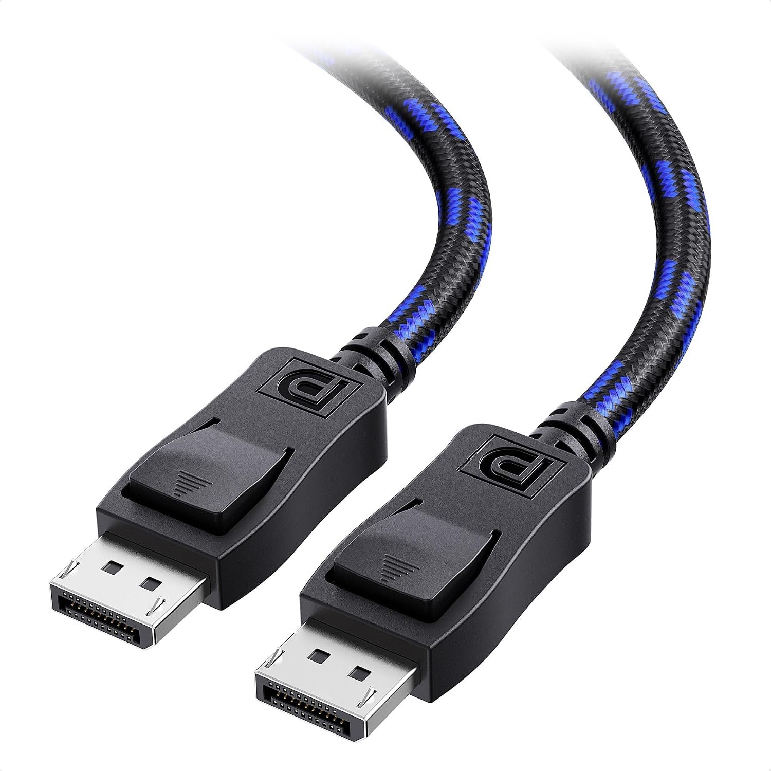 Cable Matters [VESA Certified] 6 ft 32.4Gbps Braided DisplayPort Cable 1.4, 8