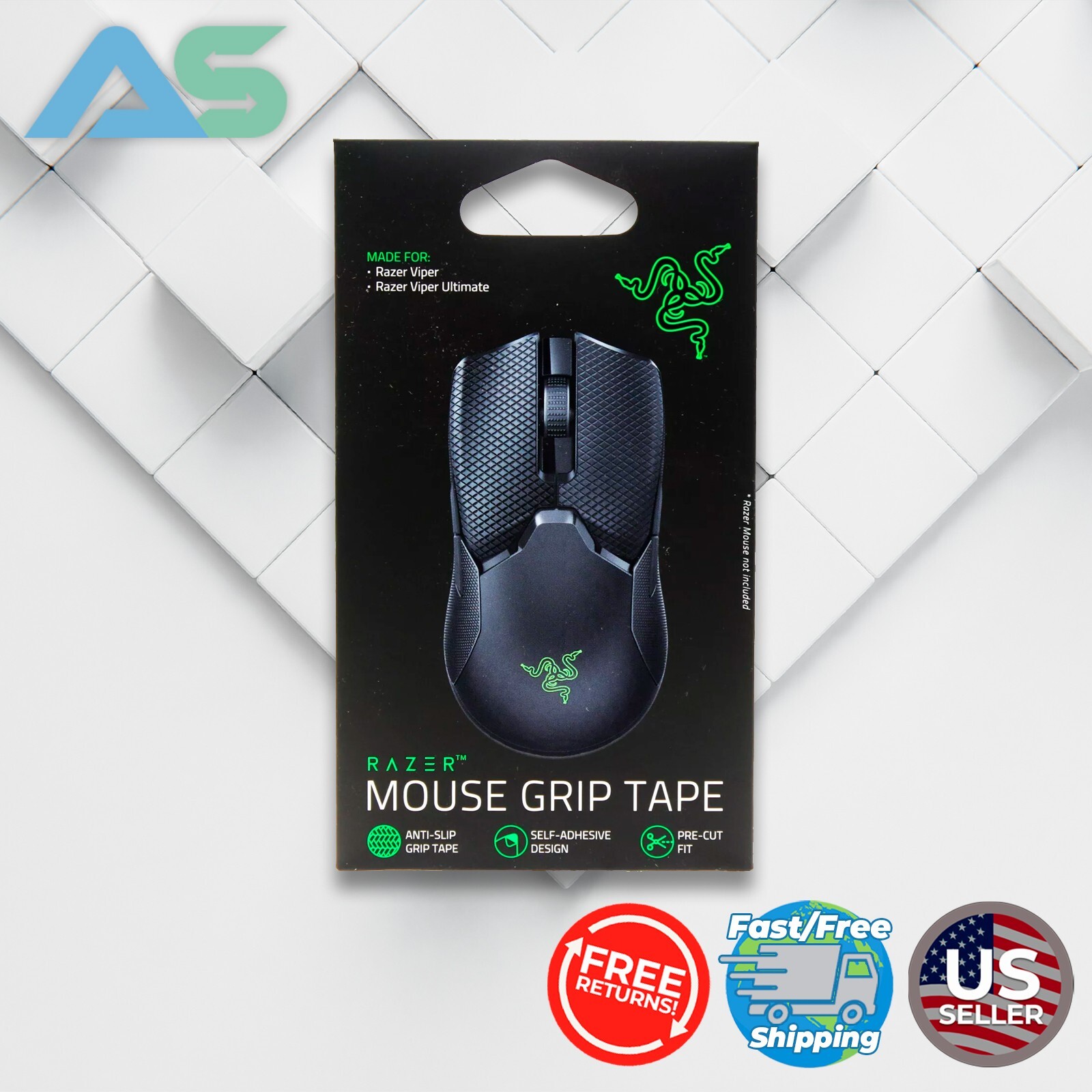 🐍 Original Razer Mouse Anti-Slip Grip Tape - For Razer Viper and Viper Ultimate