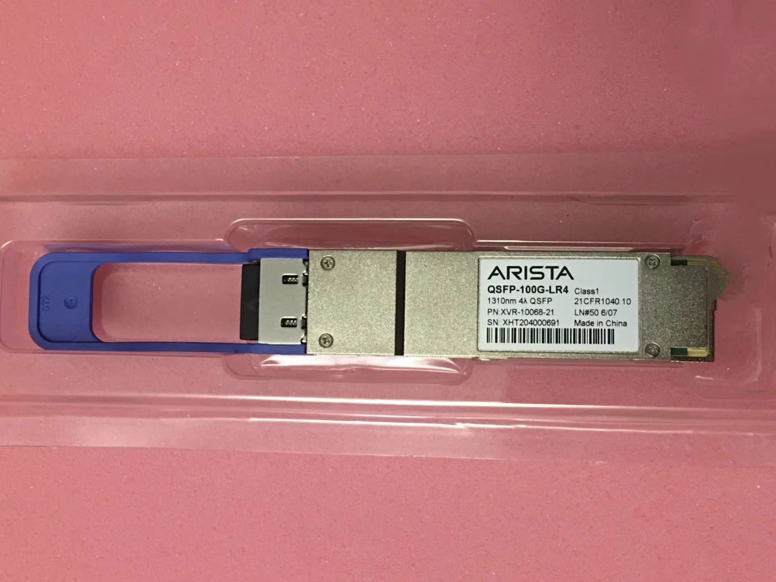 1PC ARISTA QSFP-100G-LR4 XVR-10068-21 100GBASE-LR4 1310nm 10km QSFP28