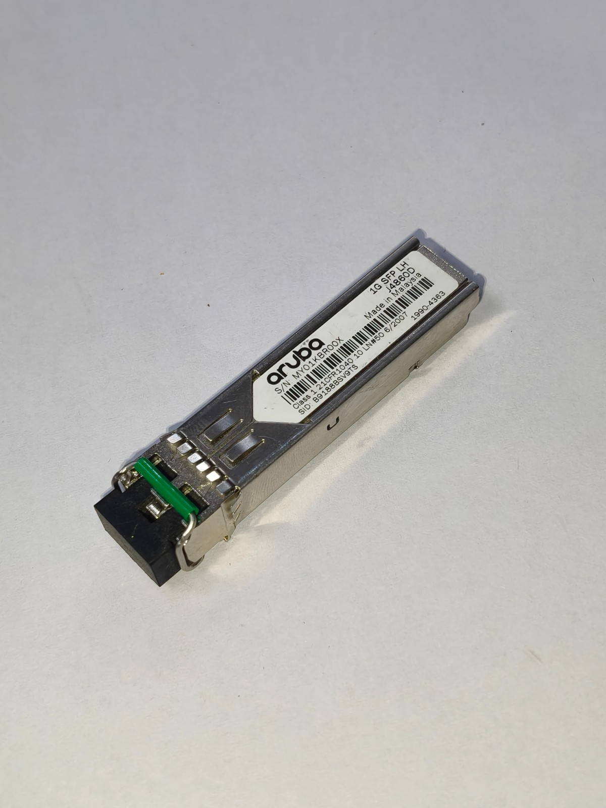 aruba J4860D 1G 1550nm 70km The authenticity of the Verified SID code