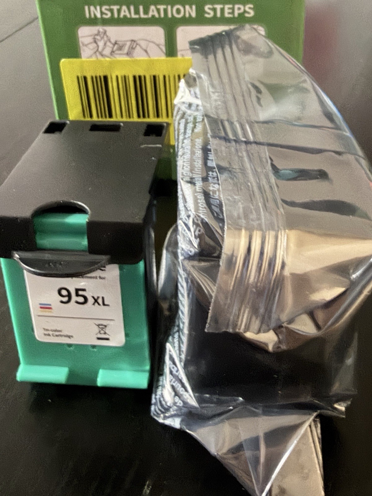 Printer Ink Cartridge 95 Color & Black for HP Re-manufactured Office Max