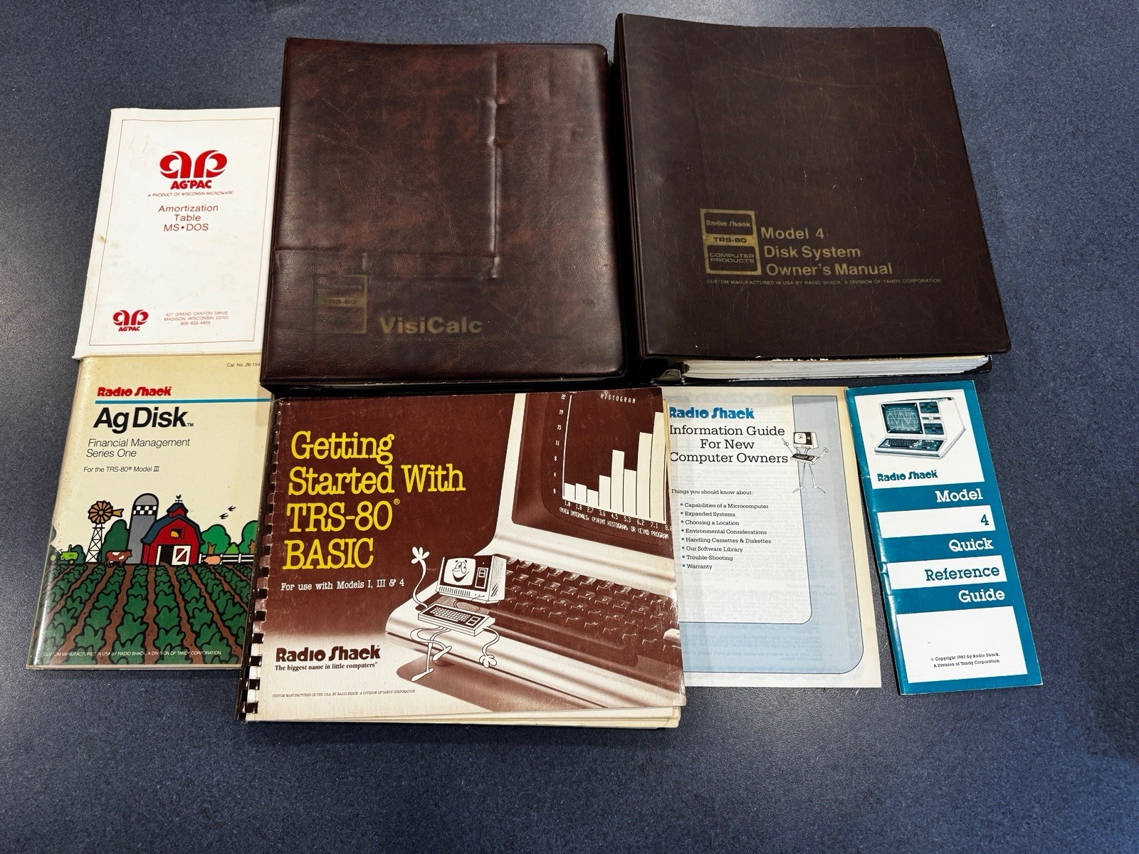 Vintage Radio Shack TRS-80 2 And 3 Owner’s Manual And Level 2 Basics Book Lot
